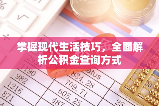 新化掌握现代生活技巧，全面解析公积金查询方式