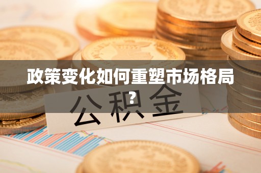 新化政策变化如何重塑市场格局？