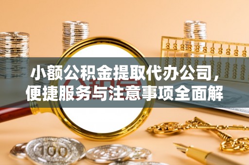新化小额公积金提取代办公司，便捷服务与注意事项全面解析
