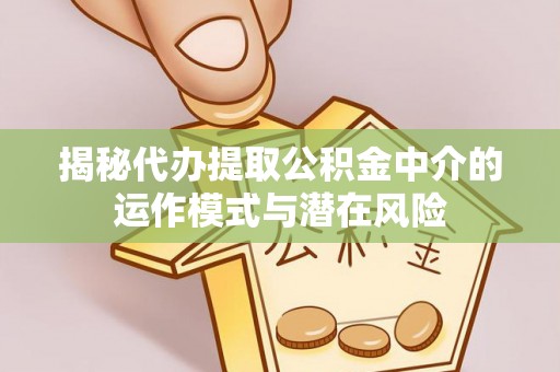 新化揭秘代办提取公积金中介的运作模式与潜在风险