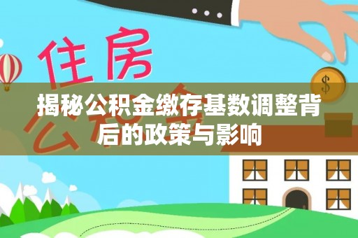 新化揭秘公积金缴存基数调整背后的政策与影响