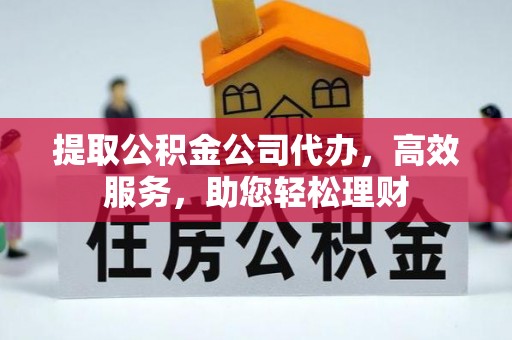 新化提取公积金公司代办，高效服务，助您轻松理财