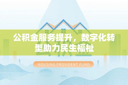 新化公积金服务提升，数字化转型助力民生福祉