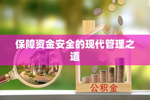 新化保障资金安全的现代管理之道