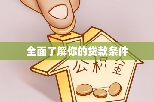 新化全面了解你的贷款条件
