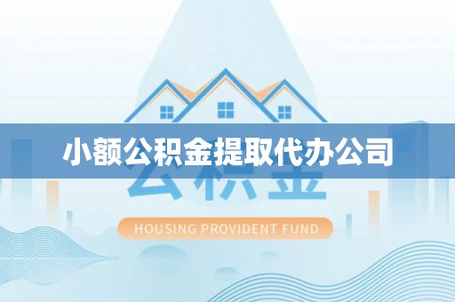 新化小额公积金提取代办公司